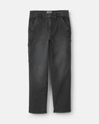 Boys Denim Baggy Jeans - Charcoal Wash, image 1 of 4 slides