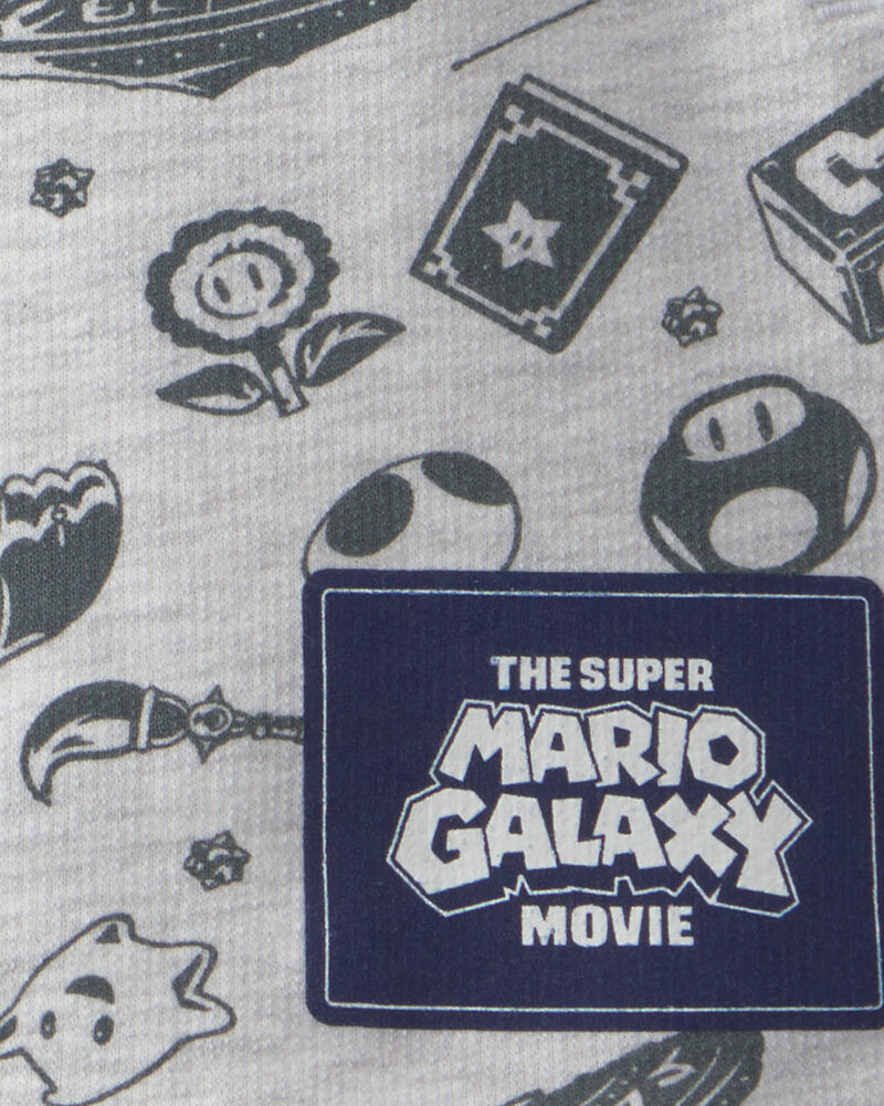 Gar&ccedil;ons - Short Nintendo Super Mario - Gris, image 3 sur 3 diapositives