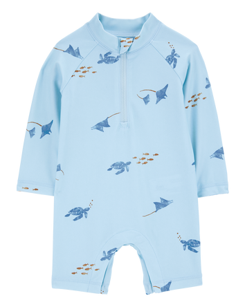 Baby Turtle Rashguard - Blue, 