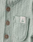 Baby 2-Piece Gingham Top & Short Set - Green, image 3 of 6 slides