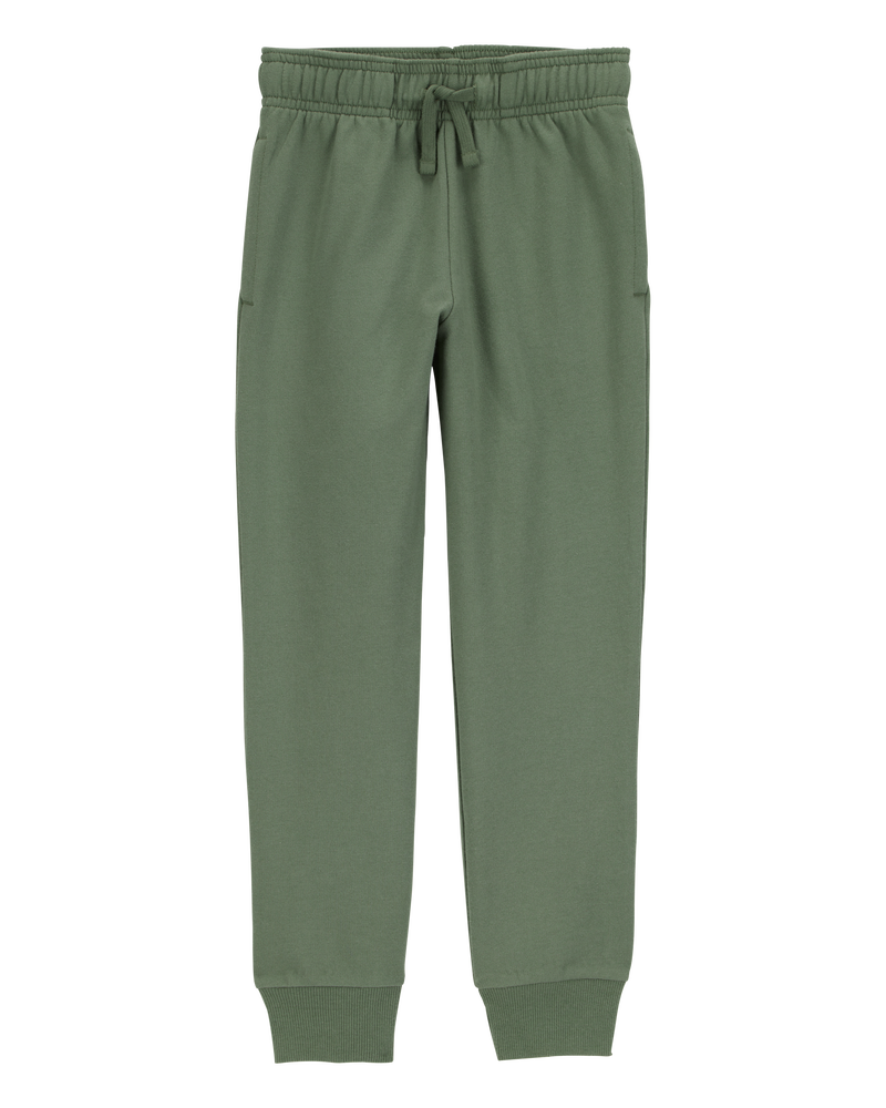 Kid Pull-On Drawstring Joggers, image 1 of 4 slides