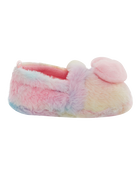 Rainbow Heart Faux Fur Loafer Slippers, image 2 of 6 slides