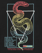 Kid Snake Short-Sleeve Graphic Tee - Black, image 2 of 3 slides