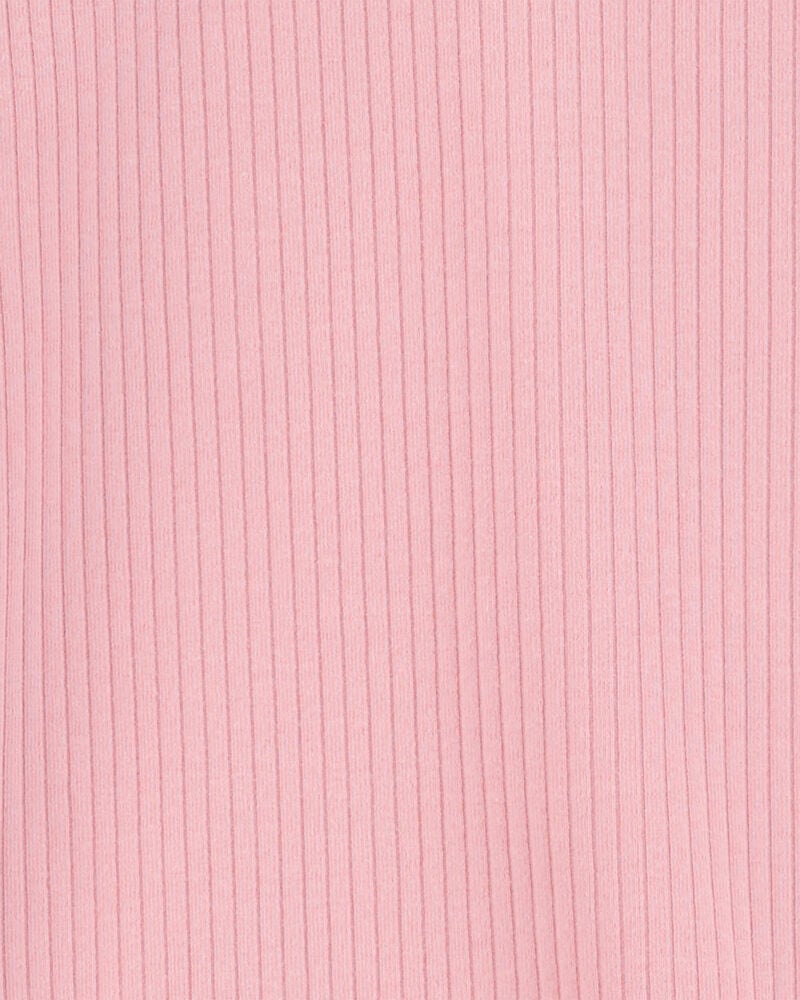 Kid 2-Piece Long-Sleeve Ribbed Top & Leggings Set, image 3 of 6 slides