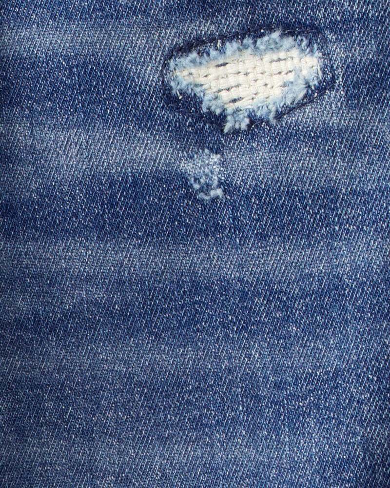 Toddler Boy Distressed Denim Jeans - Blue, image 3 of 4 slides