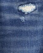 Toddler Boy Distressed Denim Jeans - Blue, image 3 of 4 slides