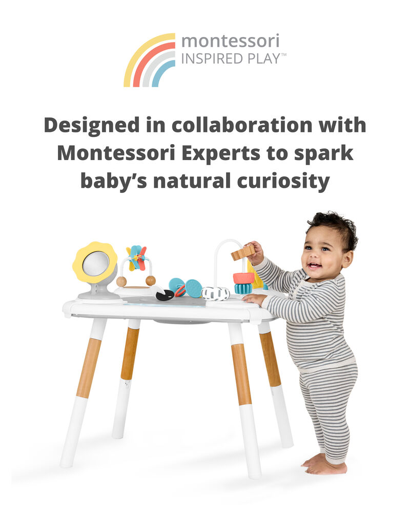 Discoverosity Montessori-Inspired 3-Stage Activity Center & Play Table, image 7 of 7 slides