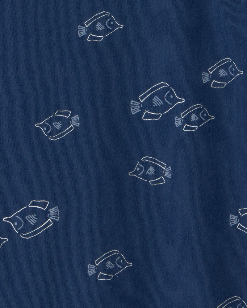 Toddler Boy Fish T-Shirt - Blue, image 2 of 3 slides