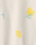 Baby Lemon Graphic Bodysuit - Ivory, image 2 of 3 slides