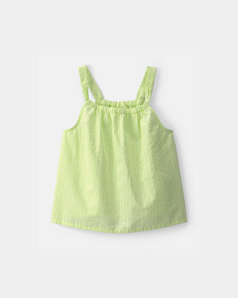 Girls Tank Top - Green, image 1 of 3 slides