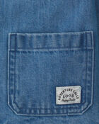 Toddler Organic Cotton Denim Barn Jacket, image 3 of 4 slides