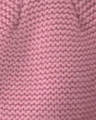 B&eacute;b&eacute; fille - Tuque &agrave; pompon Minnie Kombi - Ros&eacute;, image 2 sur 2 diapositives