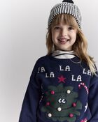 Tout-petit - Bonnet rayé à pompon – Noir/Blanc, image 4 sur 7 diapositives