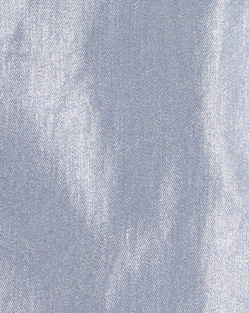 Toddler Girl Metallic Wide-Leg Pants - Silver, 