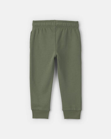 Toddler Boy French Terry Joggers - Olive Green, 