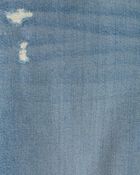 Girls Denim Relaxed Jeans - Light Wash, image 3 of 4 slides