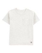 Kid Short-Sleeve Pocket Tee - Light Grey, image 1 of 3 slides