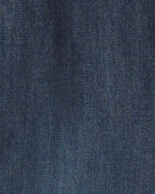 Toddler Boy Buffalo Check Denim Overalls - Dark Wash, image 3 of 4 slides