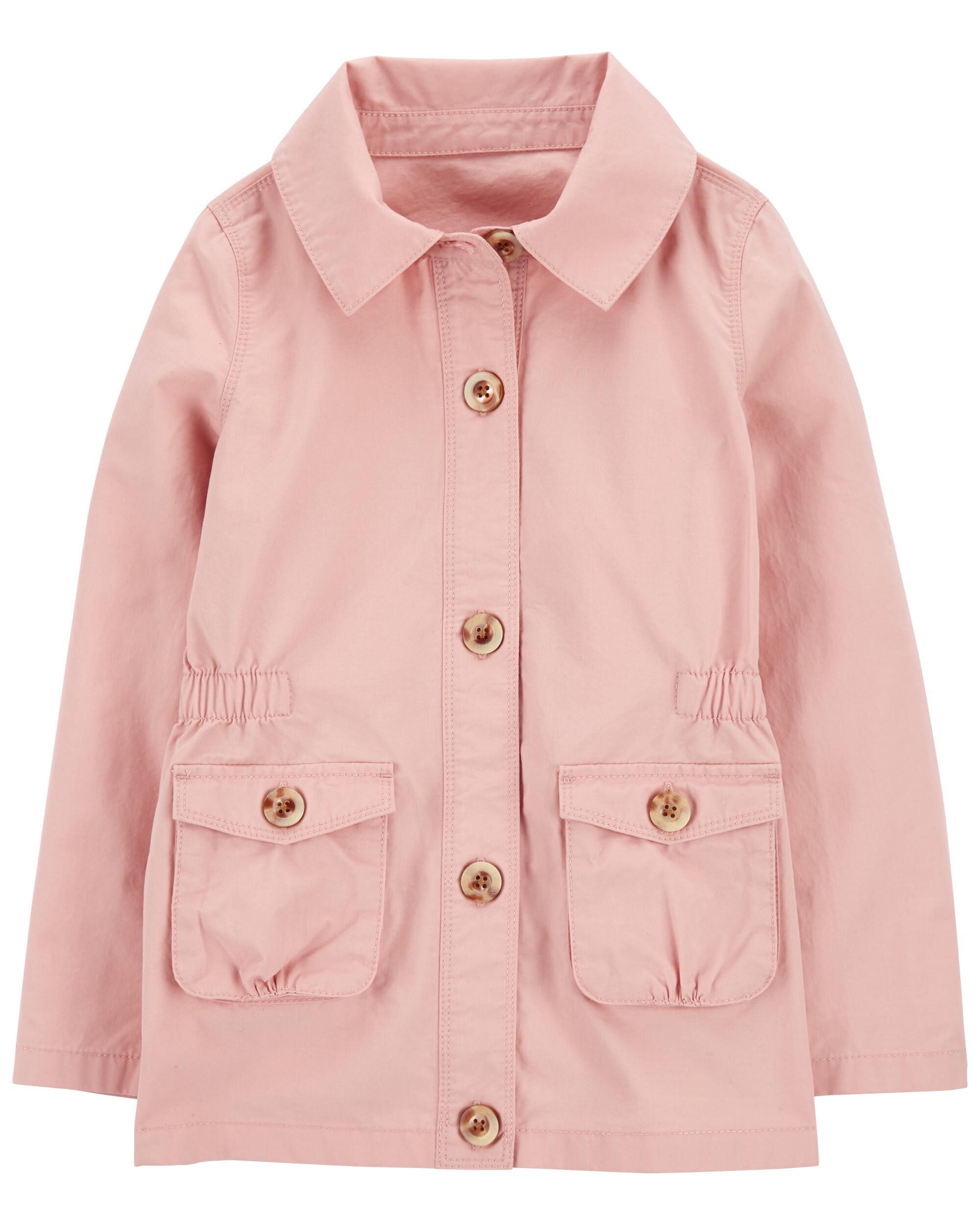 Pink sales twill jacket
