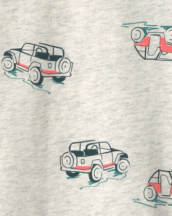 Boys Car Mountain Off-Roading Long-Sleeve Tee - Grey, 