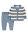 Blue/Ivory
