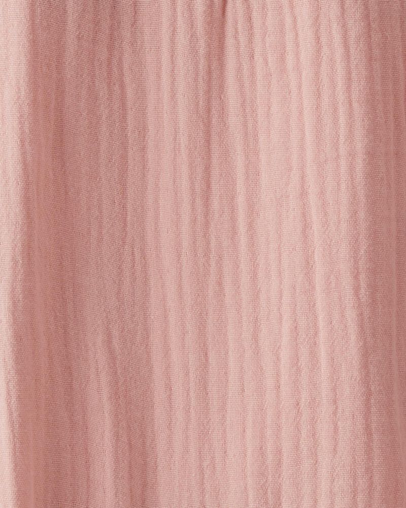 Baby Organic Cotton Gauze Overalls, image 4 of 5 slides