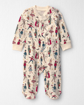 Baby Organic Cotton Sleeper in Nutcracker, 