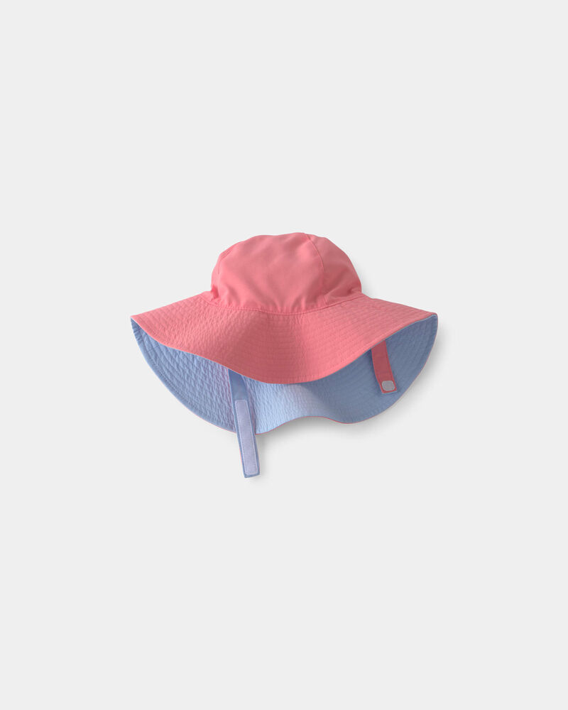 Baby Girl Reversible Swim Hat - Pink/Blue, image 3 of 4 slides