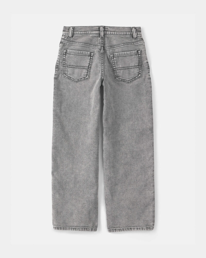 Boys Denim Straight Jeans - Grey, image 2 of 4 slides