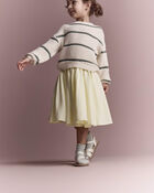 Tout-petit fille - Jupe midi Avenue Twirl - Jaune, image 1 sur 6 diapositives