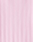 Girls Pointelle Long-Sleeve Top - Pink, image 3 of 4 slides