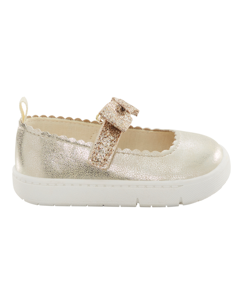  Every Step® First Walker Mary Jane Shoes - Gold, image 2 of 7 slides