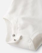 Baby 3-Pack Organic Cotton Rib Bodysuits, image 2 of 3 slides