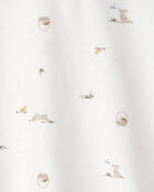 Toddler Boy Easter Bunny Polo Shirt - White, image 4 of 5 slides