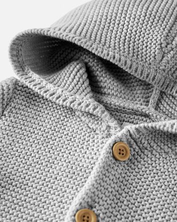 Toddler Organic Signature Stitch Cardigan, 