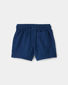 Baby Boy Twill Shorts - Blue, image 2 of 4 slides