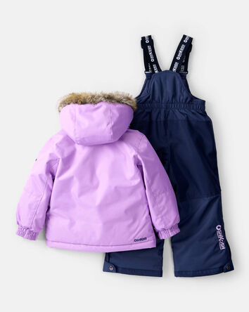 Tout-petit fille - Habit de neige 2 pièce Taslan - Mauve, 