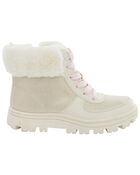 Kid Faux Fur Hiking Boots, image 2 of 7 slides