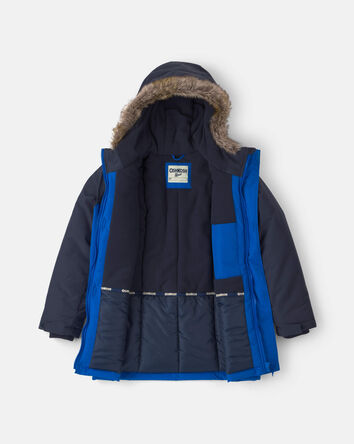 Gar&ccedil;ons - Manteau d&rsquo;hiver - Bleu royal, 