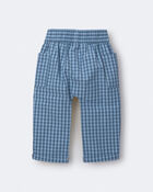 Tout-petit - Pantalon de jeu en seersucker avec poches - Bleu, image 7 sur 8 diapositives