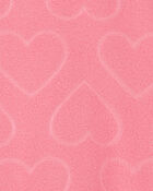 Baby 1-Piece Heart Fleece Footie Pyjamas, image 2 of 4 slides