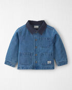 Toddler Organic Cotton Denim Barn Jacket, image 1 of 4 slides