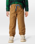 Toddler Pull-On Poplin Pants, image 1 of 7 slides