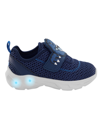 Toddler Dinosaur Light-Up Athletic Sneakers, 