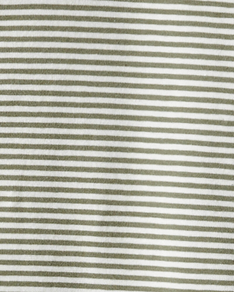 Toddler 2-Pack Organic Cotton T-Shirts in Holiday Llama and Stripes, image 4 of 5 slides