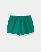 Tout-petit fille - Short de sport en jersey bouclette - Vert, image 2 sur 3 diapositives