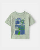 Boys 'Costa Rica' Beach Graphic Tee - Green, image 1 of 4 slides