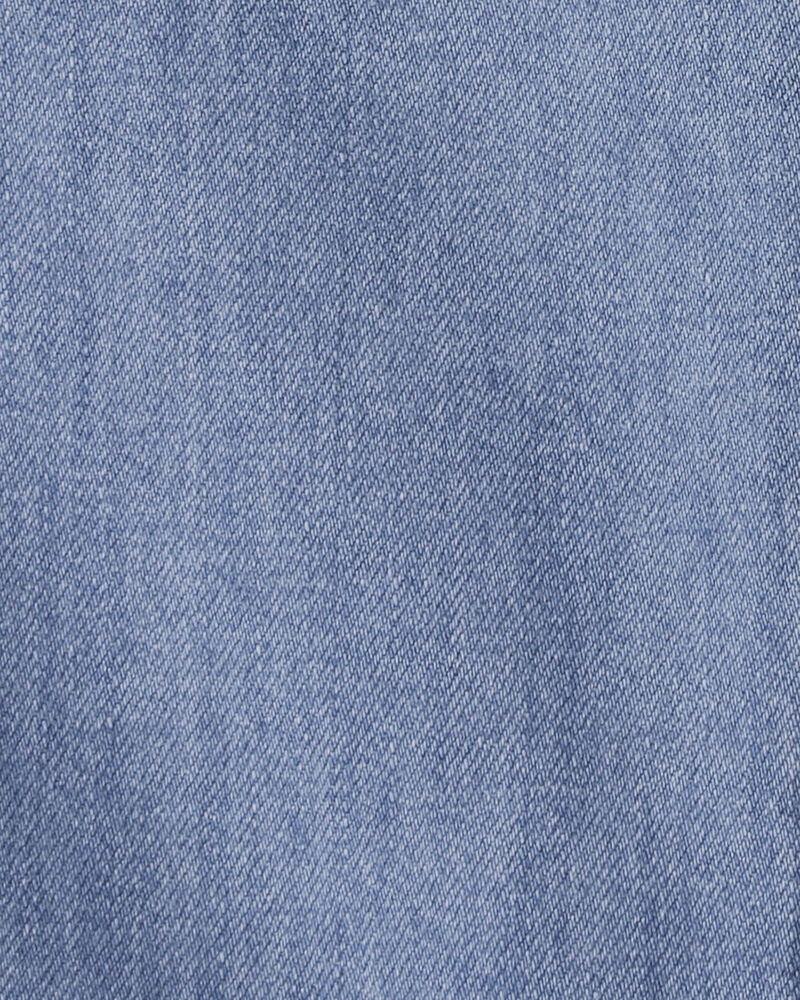 Toddler Organic Cotton Denim Cargo Pants, image 5 of 6 slides