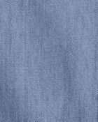 Toddler Organic Cotton Denim Cargo Pants, image 5 of 6 slides