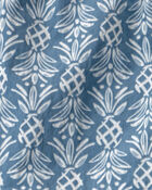 Baby Boy Recycled Swim Trunks in Bloom Lagoon Print, image 4 of 5 slides